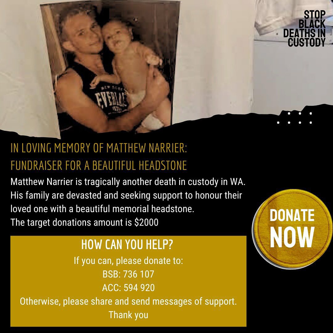 In Loving Memory Of Matthew Narrier: Fundraiser For Beautiful Headstone