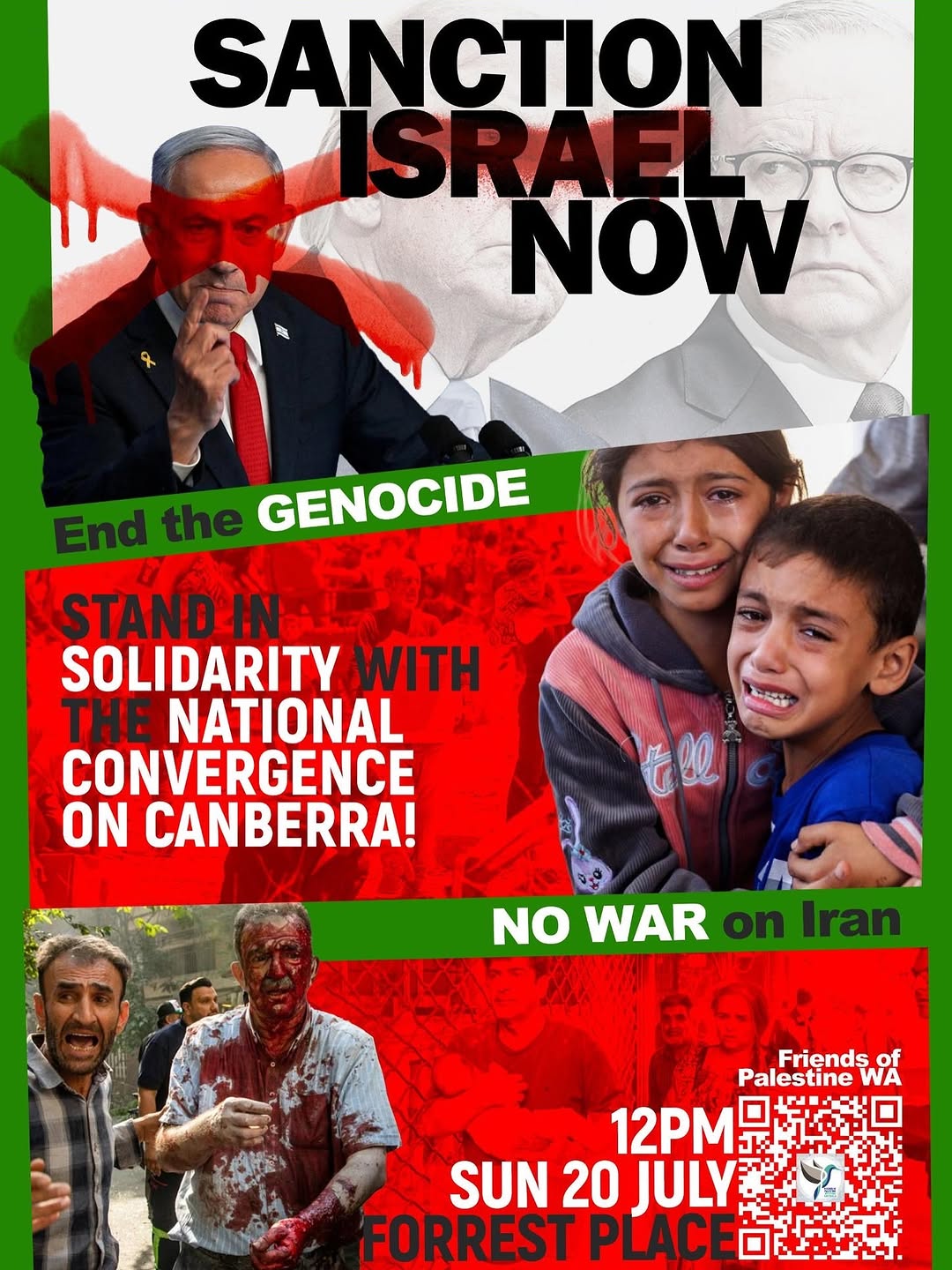 SANCTION ISRAEL NOW