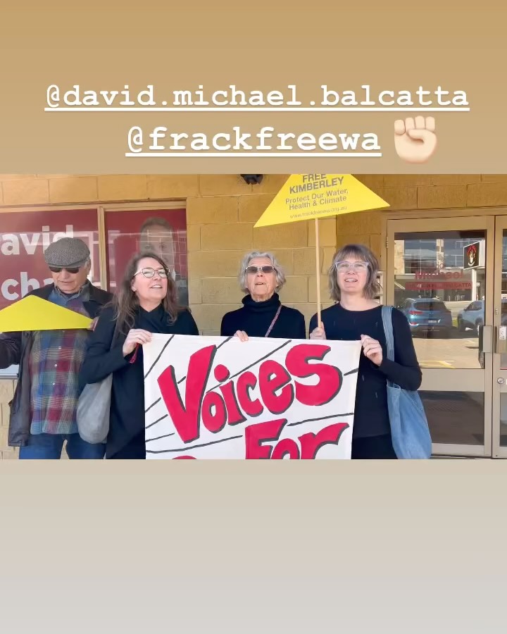 Rally Photos: Voices for Climate Collective Outside David Michael MLA’s Office