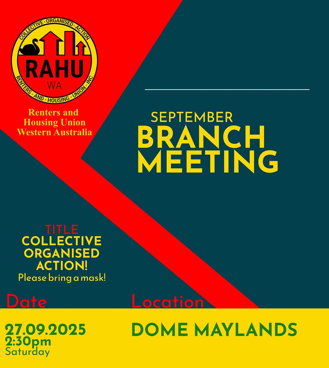 RAHU WA September 2025 Branch Meeting