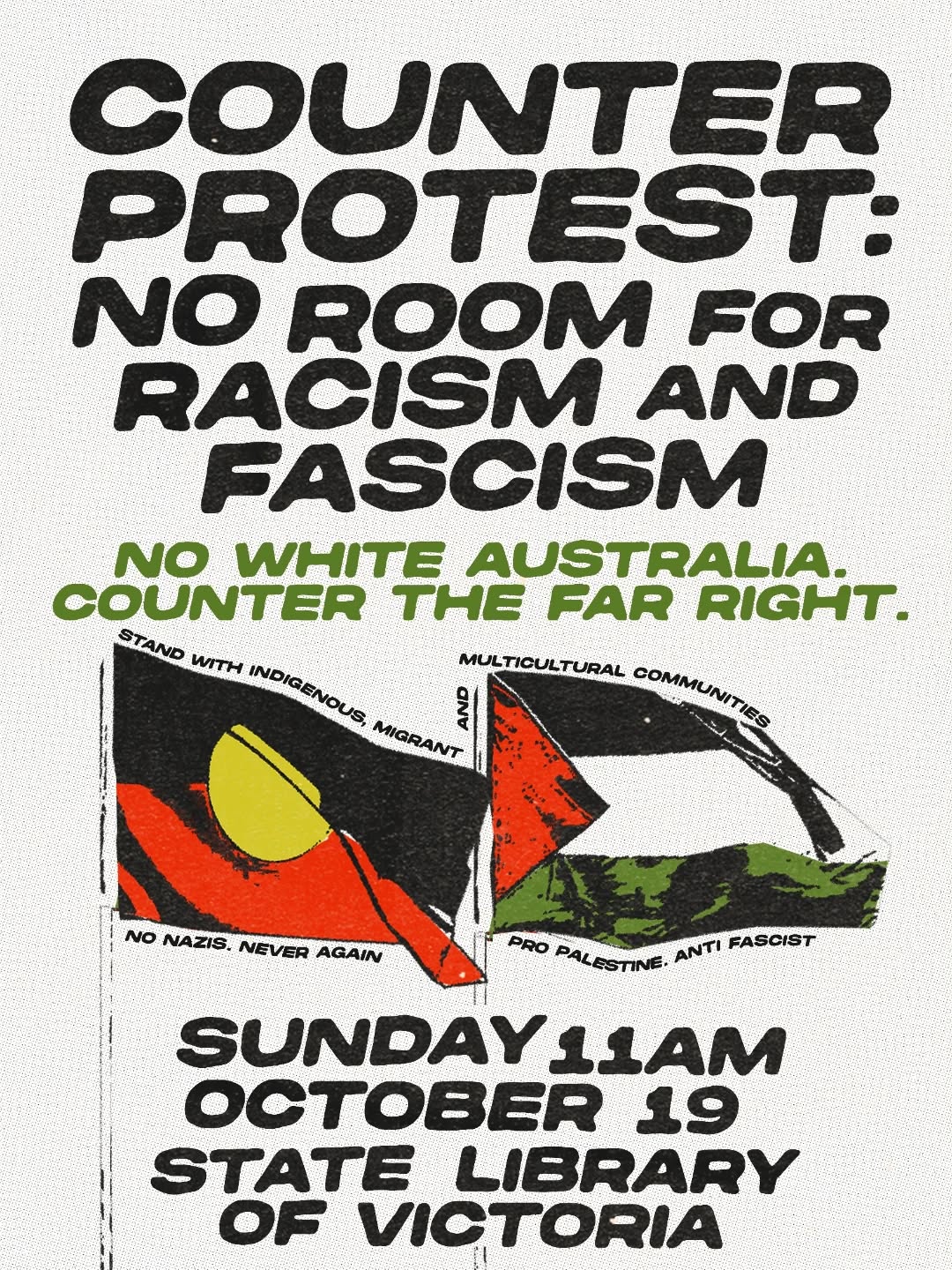 Counter-Protest: No Room For Racism And Fascism