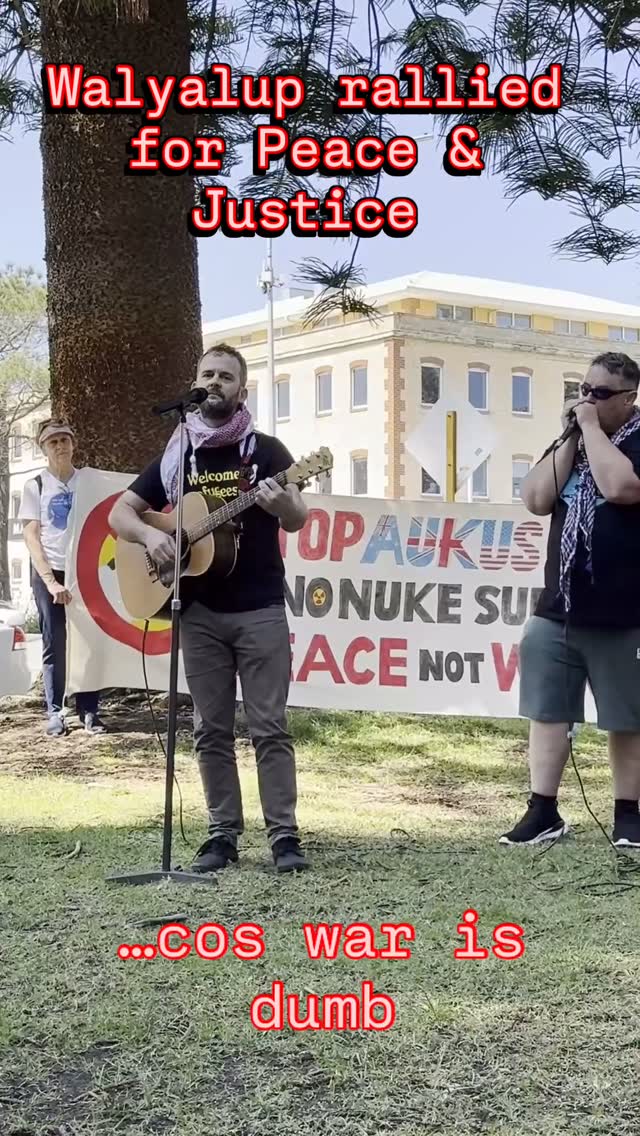 Rally Video: “War is Dumb”
