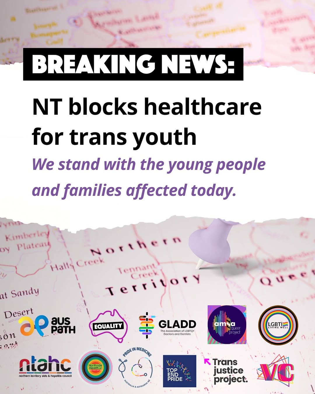 NT Blocks Healthcare For Trans Youth