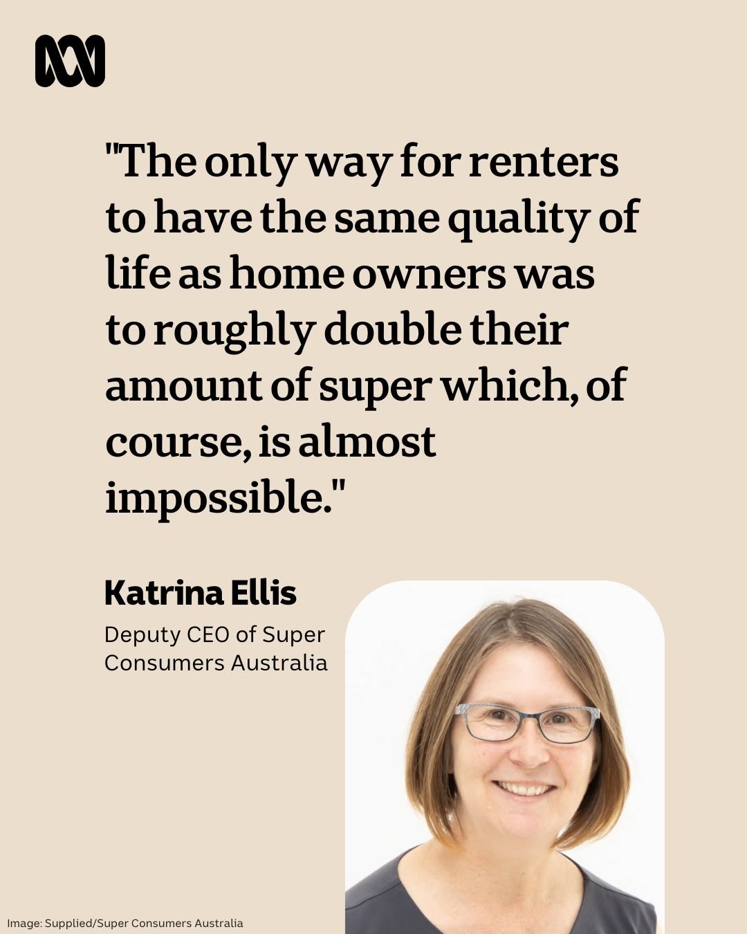 Renters Need AUD$300 000 More Superannuation Than Home Owners