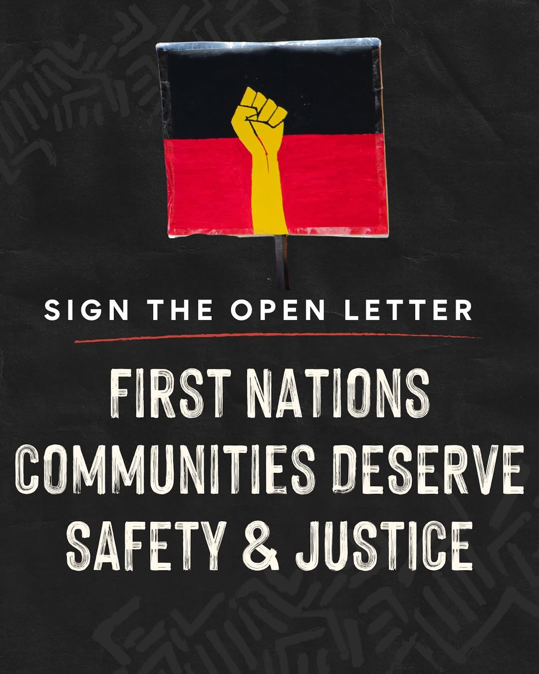 OPEN LETTER: FIRST NATIONS COMMUNITIES DESERVE JUSTICE