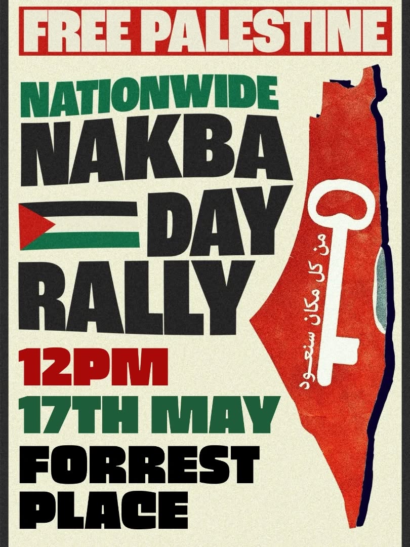 FREE PALESTINE: NATIONWIDE NAKBA DAY RALLY