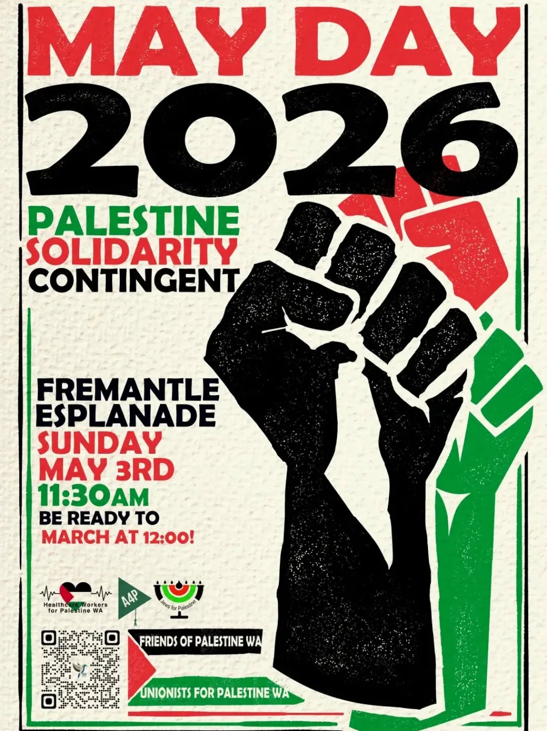 MAY DAY 2026: FREMANTLE ESPLANADE