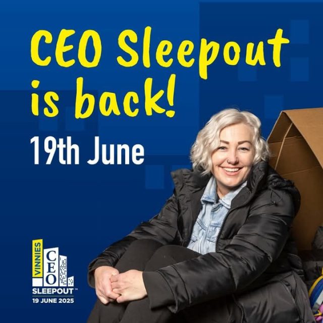 CEO Sleepout website. Register to event.

https://moraleconomy.au/2025/04/08/vinnies-ceo-sleepout/